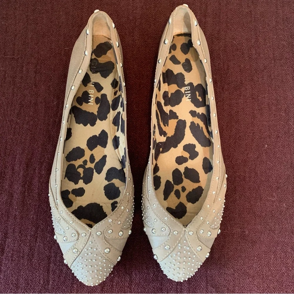 Gianni Bini Studded Ballet Flats - Picture 5 of 10